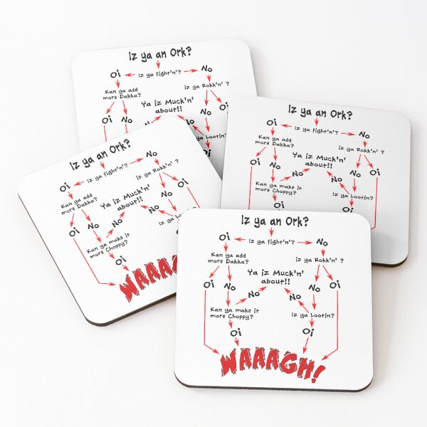 Item preview, Ork Flow Chart designed and sold by avaletgozzo.