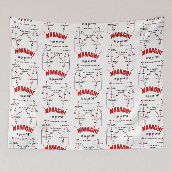 Item preview, Ork Flow Chart designed and sold by avaletgozzo.