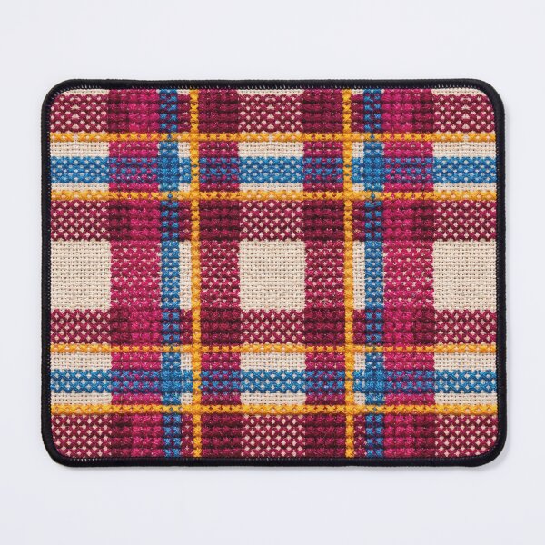 Item preview, Vibrant Cross Stitch Plaid Tartan Pattern designed and sold by GangisHouse.