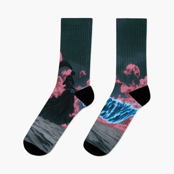 Artikelvorschau, Samurai-Krieger-Klingenkunst mit leuchtend blauem Feuer entworfen und verkauft von Lunat1kk.