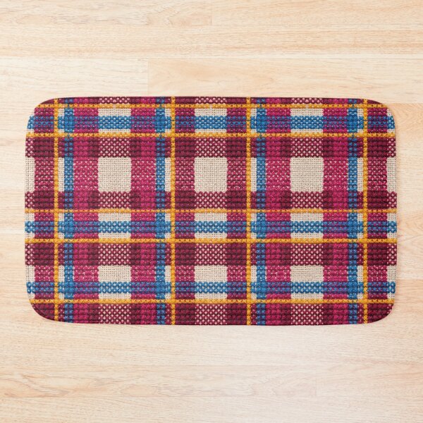 Item preview, Vibrant Cross Stitch Plaid Tartan Pattern designed and sold by GangisHouse.