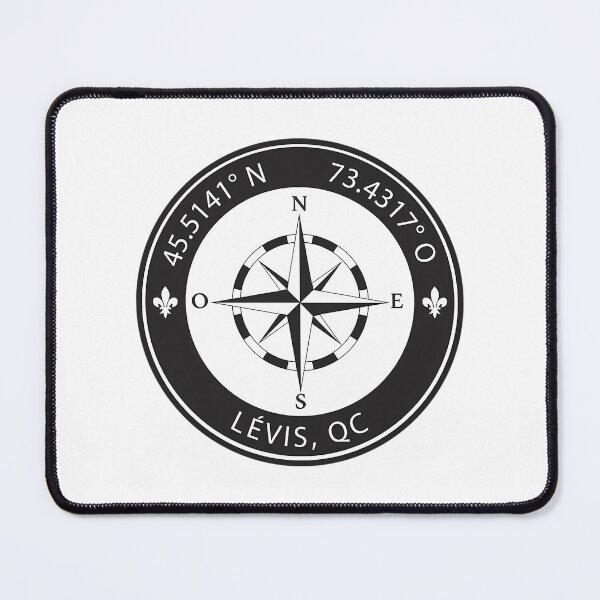 Item preview, Lvis Quebec Geographical Coordinates designed and sold by banisters.