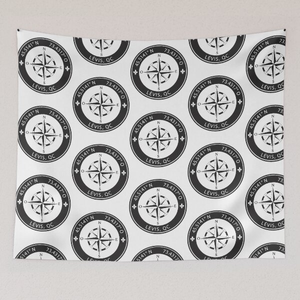 Item preview, Lvis Quebec Geographical Coordinates designed and sold by banisters.