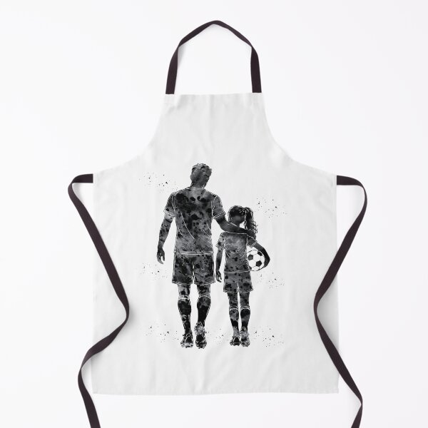 Item preview, Soccer Dad and Daughter Watercolor Art designed and sold by Liededrom..