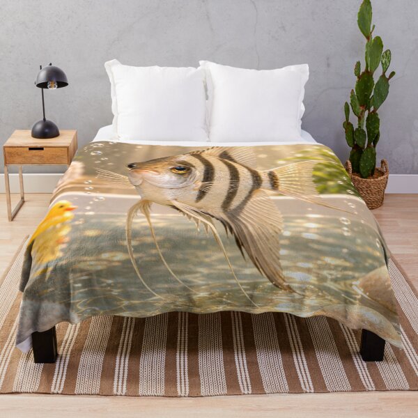 Item preview, Whimsical Angelfish Bathtub designed and sold by Sillytoe.