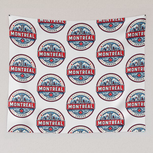 Item preview, Montreal Canada Sticker - Vibrant Cityscape Design Durable Travel Decal Perfect Souvenir  Gift designed and sold by banisters.