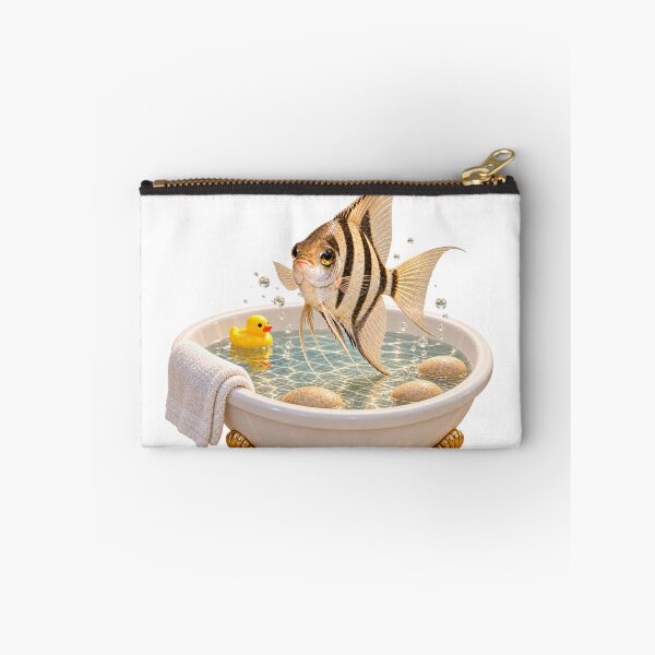 Item preview, Playful Angelfish Bathtub designed and sold by Sillytoe.