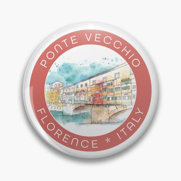 Item preview, Ponte Vecchio Florence Italy Watercolor designed and sold by Stacey Creek.