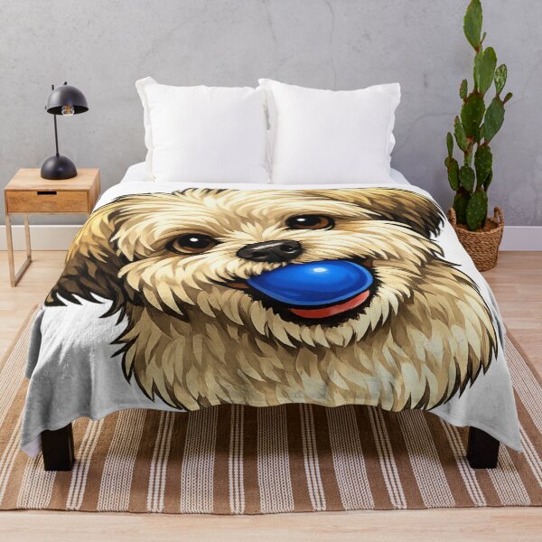 Artikelvorschau, Shih-Apso mit Ball entworfen und verkauft von Designs by D'von.