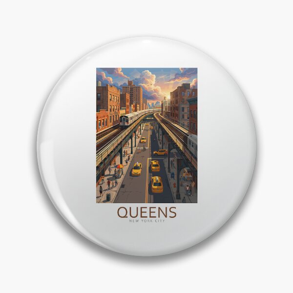 Item preview, Queens New York Nyc - Travel Art designed and sold by messiona.