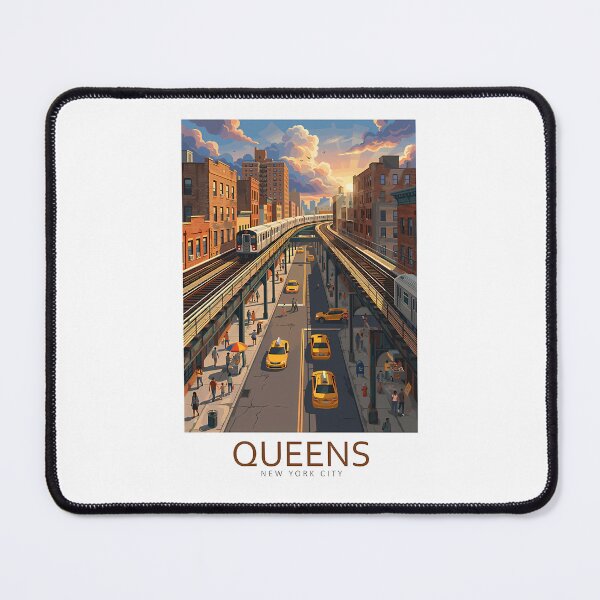 Item preview, Queens New York Nyc - Travel Art designed and sold by messiona.