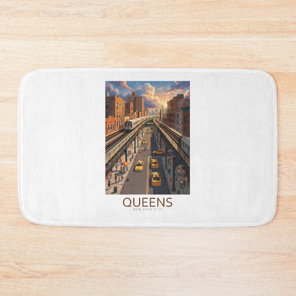 Item preview, Queens New York Nyc - Travel Art designed and sold by messiona.