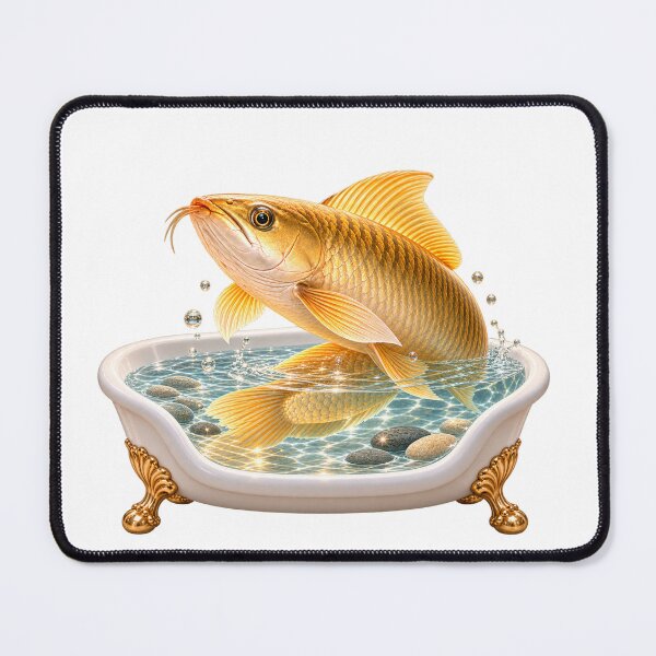 Item preview, Whimsical Arowana Bathtub designed and sold by Sillytoe.