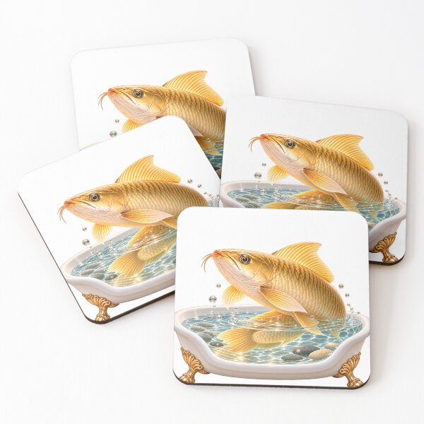 Item preview, Whimsical Arowana Bathtub designed and sold by Sillytoe.