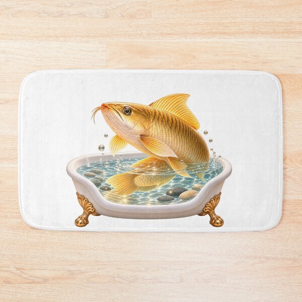 Item preview, Whimsical Arowana Bathtub designed and sold by Sillytoe.