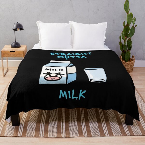 Item preview, Straight Outta Milk (Milk Humor) designed and sold by LoveWhatYouDo.