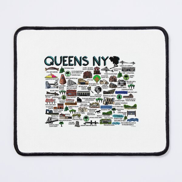 Item preview, Queens Ny Map designed and sold by messiona.