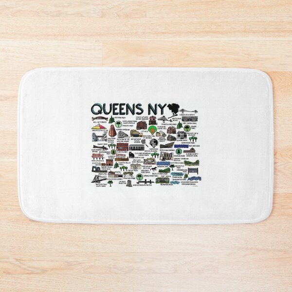 Item preview, Queens Ny Map  designed and sold by messiona.