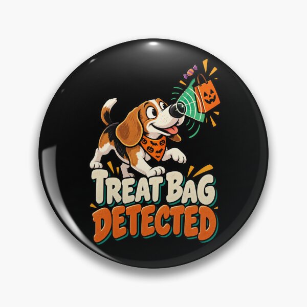 Item preview, Funny Beagle Halloween Treat Bag Detection Humor designed and sold by MOTIFOLK.