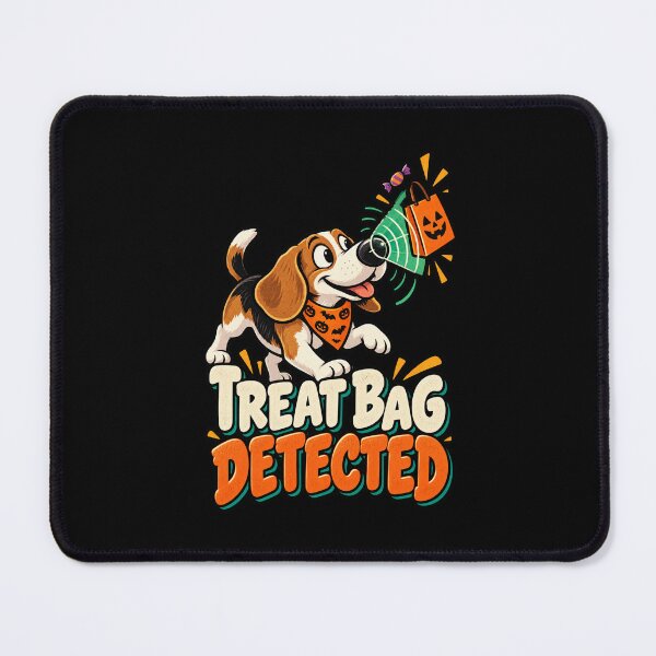 Item preview, Funny Beagle Halloween Treat Bag Detection Humor designed and sold by MOTIFOLK.