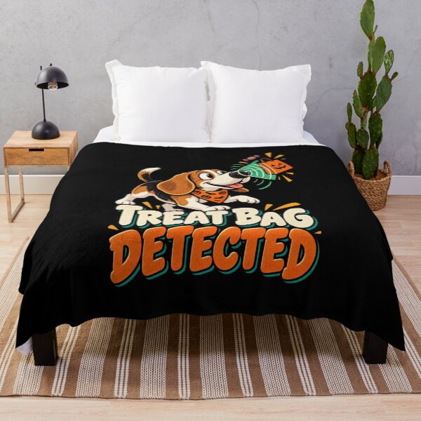 Item preview, Funny Beagle Halloween Treat Bag Detection Humor designed and sold by MOTIFOLK.