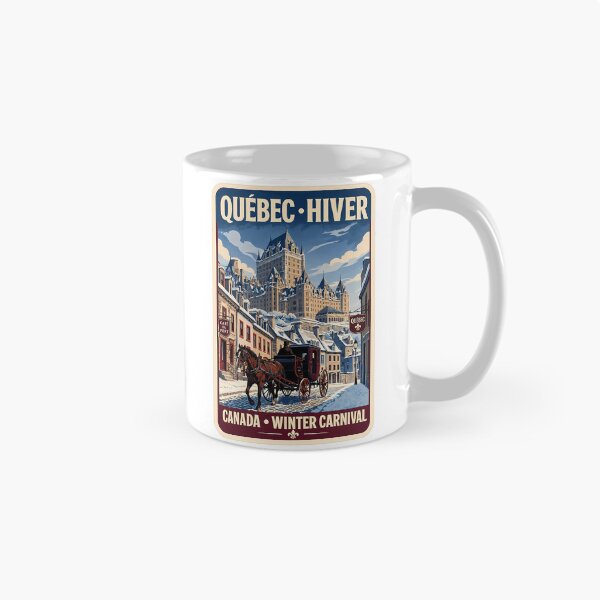 Item preview, Quebec Canada Winter Chteau Frontenac Vintage designed and sold by banisters.