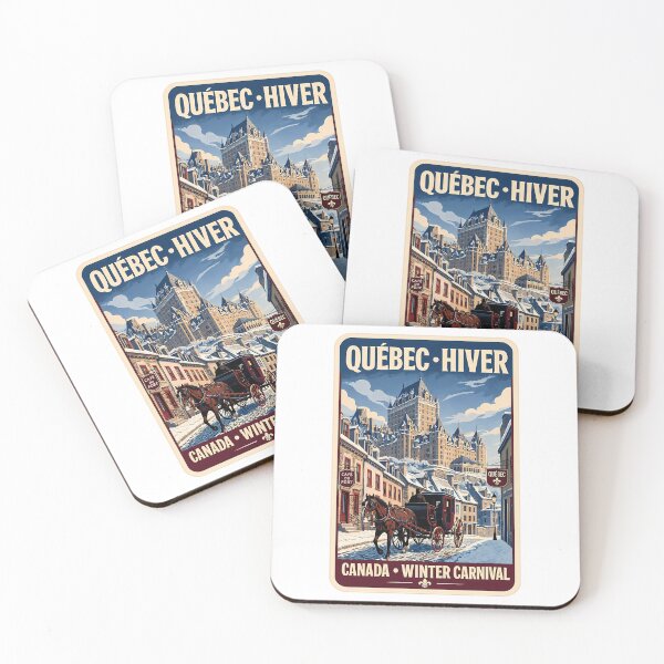 Item preview, Quebec Canada Winter Chteau Frontenac Vintage designed and sold by banisters.
