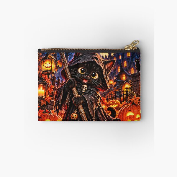Item preview, Czarny Kot Kosiarz – Strażnik Halloweenowej Nocy designed and sold by Visual Arts Sławomir Grzanek.