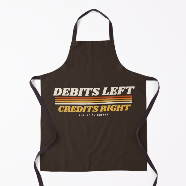 Item preview, Debits Left Credits Right Retro Accountant designed and sold by danielliamgill.