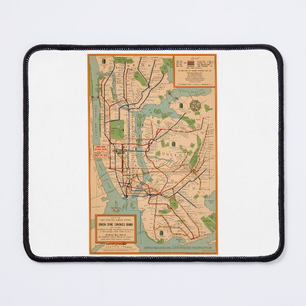 Item preview, Vintage New York City Subway Map designed and sold by messiona.