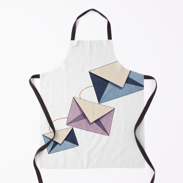 Item preview, Folded Letter Flight Snail Mail Stationery Art designed and sold by Aseel Studio.