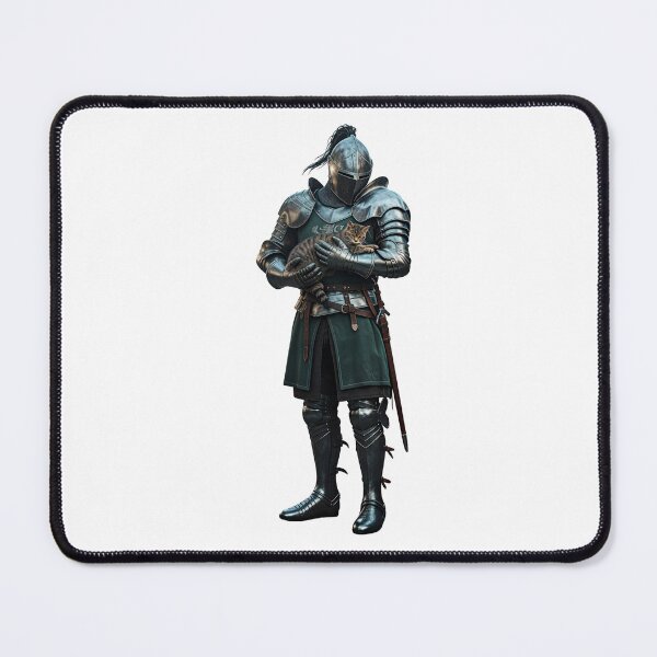 Item preview, Knight and The Tabby Cat - Medieval Man of Your Dreams designed and sold by MaddyDesignsCo.