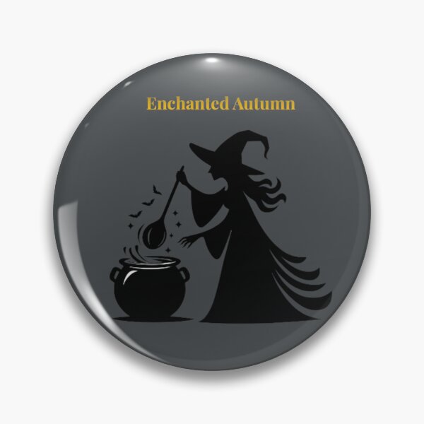 Item preview, Enchanted Autumn Witch & Cat Botanical Minimalist Art designed and sold by ORIGINS LINES.