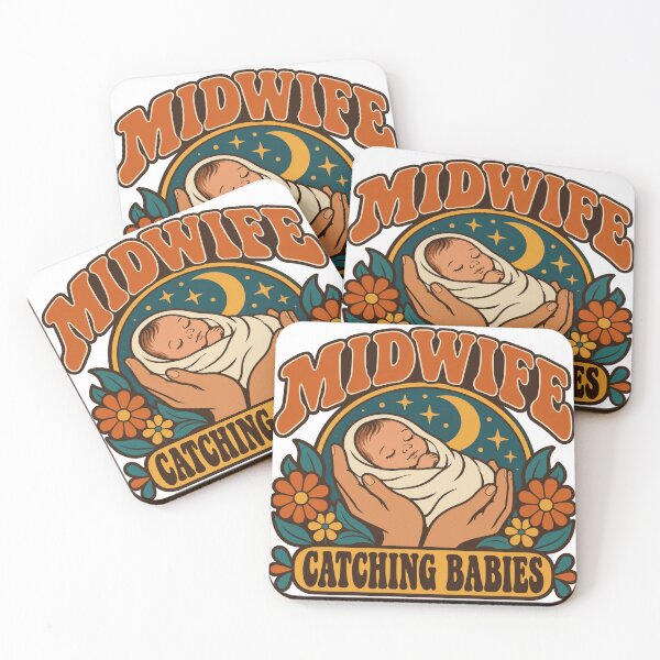 Item preview, Midwife Gift - Catching Babies designed and sold by RedRubyBubble.