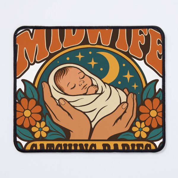 Item preview, Midwife Gift - Catching Babies designed and sold by RedRubyBubble.