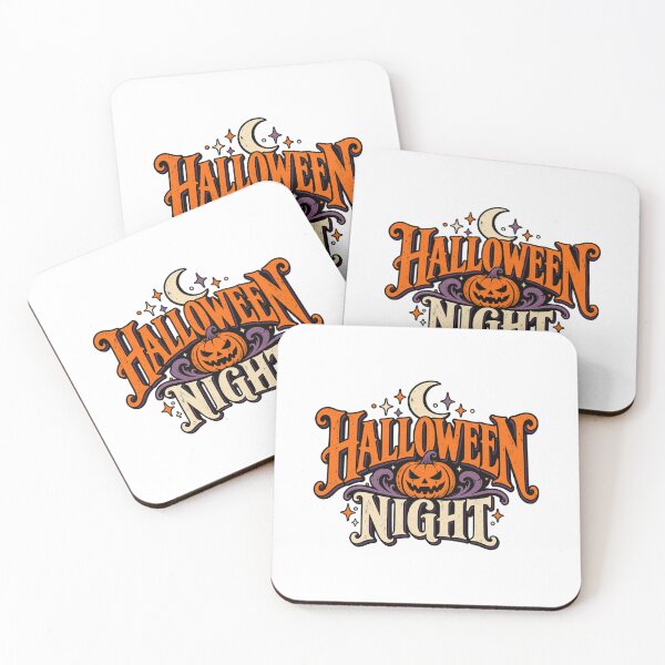 Item preview, Halloween Night Moon Pumpkin Spooky Vintage designed and sold by IRON WINGS /USAF.