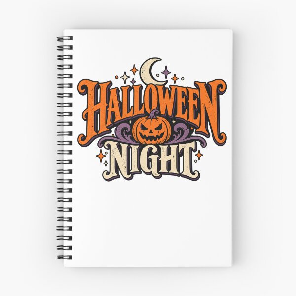 Item preview, Halloween Night Moon Pumpkin Spooky Vintage designed and sold by IRON WINGS /USAF.