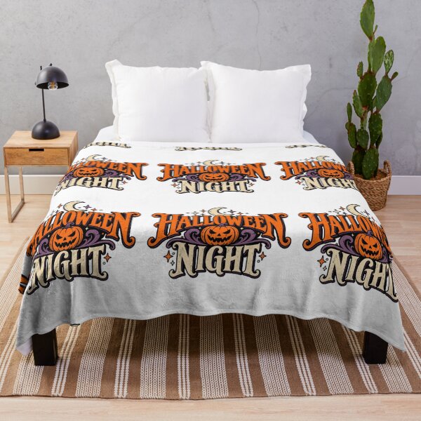 Item preview, Halloween Night Moon Pumpkin Spooky Vintage designed and sold by IRON WINGS /USAF.