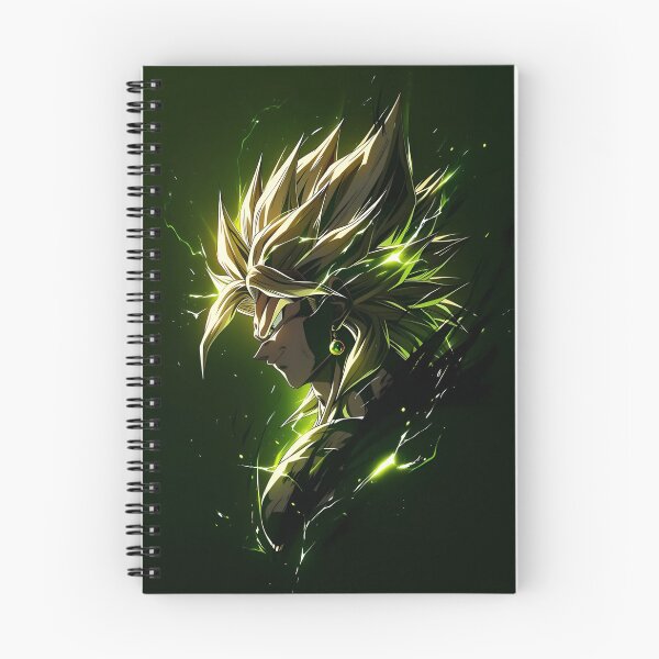 Item preview, Legendary Golden-Haired Warrior – Neon Green Energy Dark Anime Art designed and sold by Dyan4.