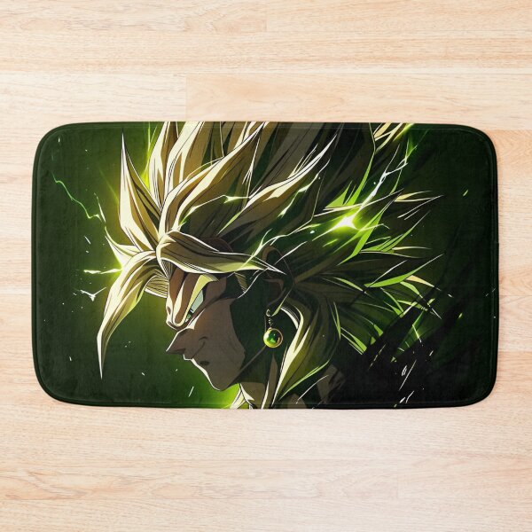 Item preview, Legendary Golden-Haired Warrior – Neon Green Energy Dark Anime Art designed and sold by Dyan4.