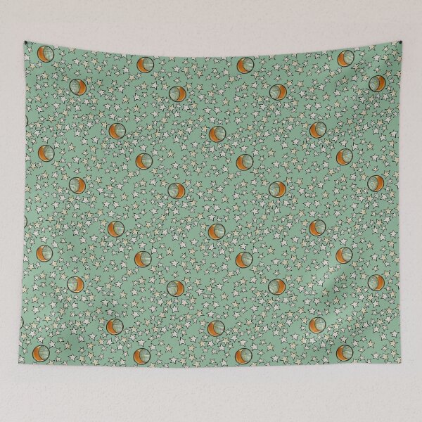 Item preview, Retro Stars and Moon designed and sold by lacychenault.