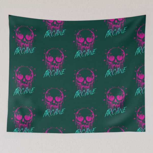 Item preview, Arcane Drip Skull Fantasy Aesthetic Artwork designed and sold by TheBunhomie.