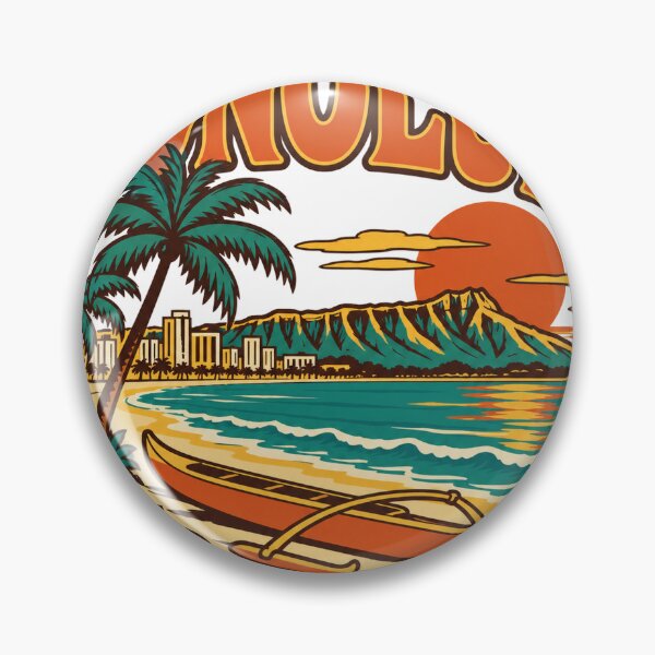 Item preview, Honolulu Gift - Aloha State Of Mind designed and sold by RedRubyBubble.