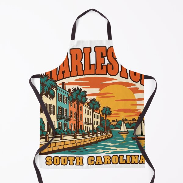Item preview, Charleston Gift - Vintage Charleston South Carolina Travel Art designed and sold by RedRubyBubble.