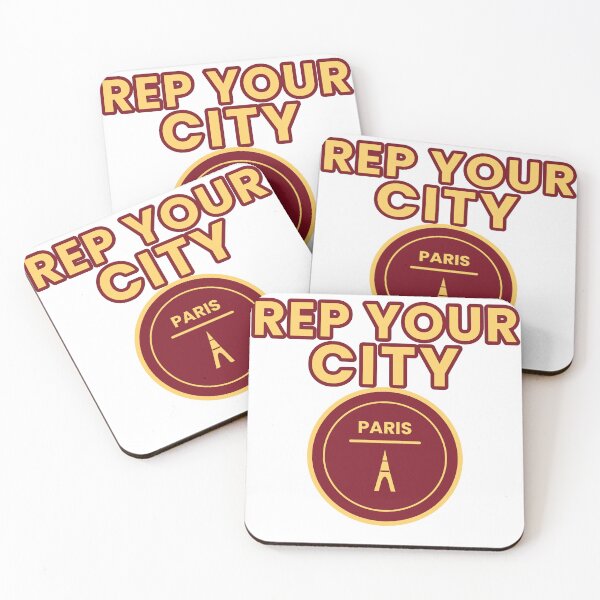 Item preview, Rep Your City Paris Badge Design designed and sold by JiderichHub.