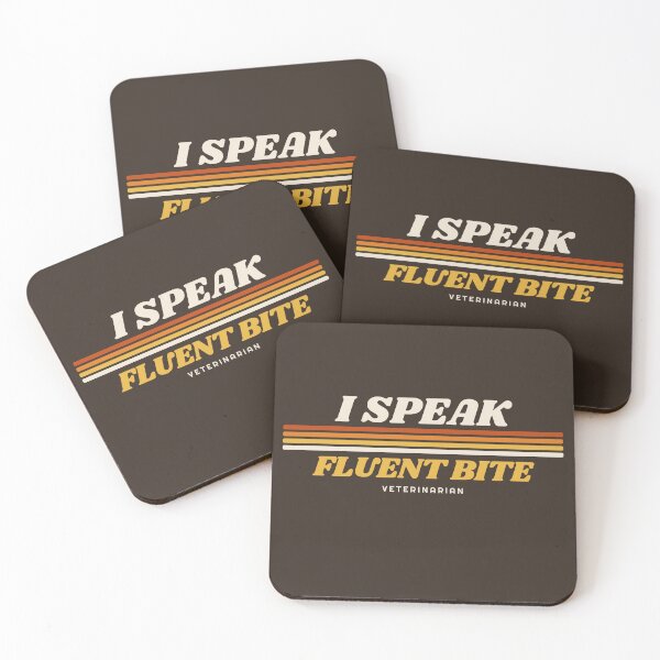 Item preview, I Speak Fluent Bite Retro 70s Vet Tech Humor designed and sold by danielliamgill.