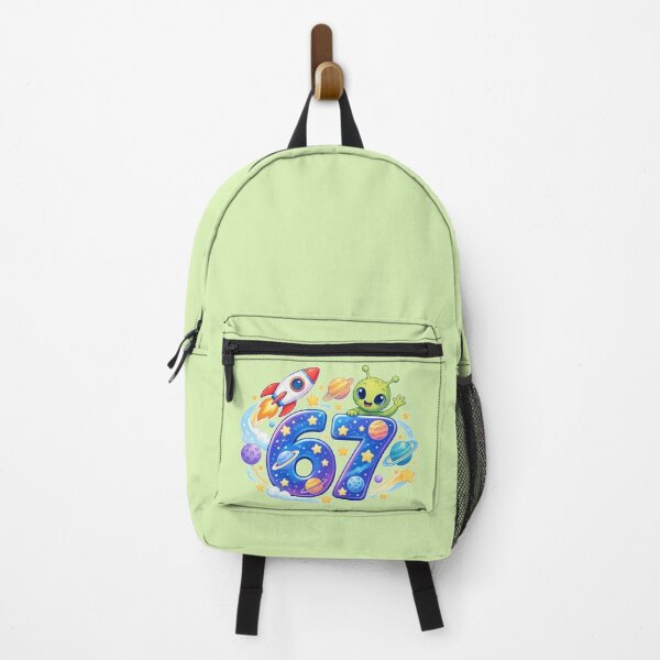 Item preview, 67 Six Seven Space Meme – Cute Alien & Galaxy Numbers designed and sold by LiluGross.