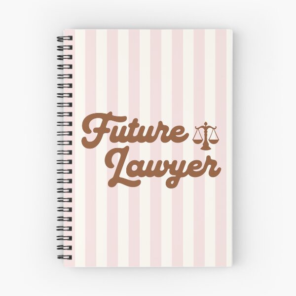 Item preview, Future Lawyer Cute Retro Pink Striped Law Student Gift | Preppy Pink Stripes Law School Student | Law School Graduation Gift | Aesthetic Law Student Future Lawyer Gift Pink Striped designed and sold by LitzoyGlobeArt.
