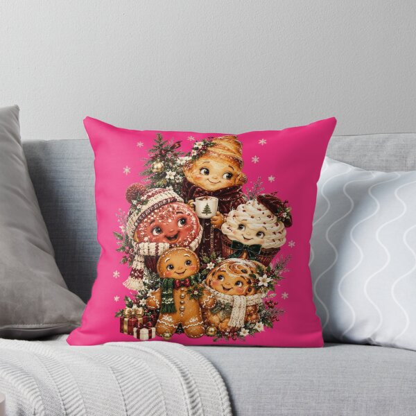 Item preview, Christmas Pastry Family – Cute Festive Bakery Characters designed and sold by ImageryLoom.