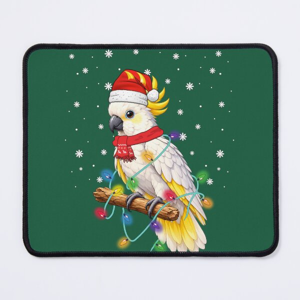 Item preview,  Christmas cockatoo Xmas Cockatoo,Australian Christmas bird Cockatoo Gift Men  women kids designed and sold by Taylor  ART.